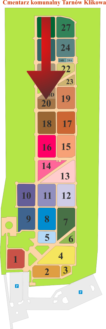 Brak mapy sektorowej