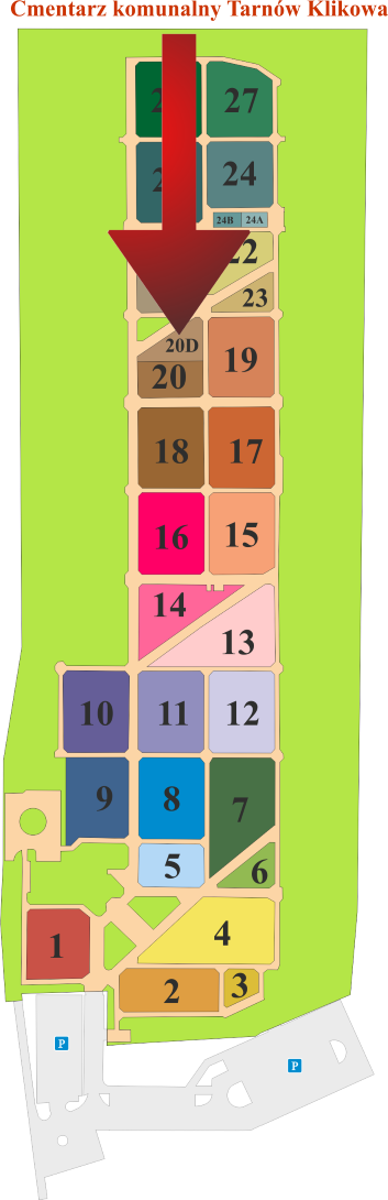 Brak mapy sektorowej