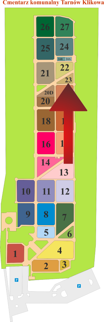 Brak mapy sektorowej