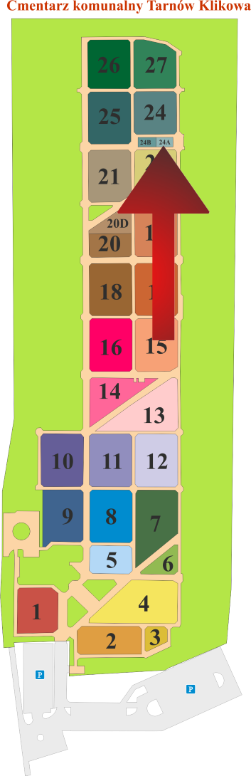 Brak mapy sektorowej