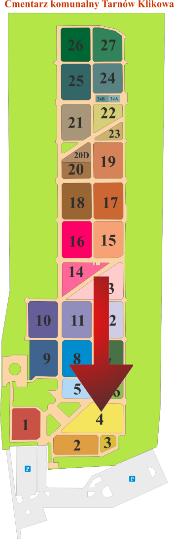 Brak mapy sektorowej