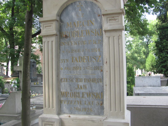 Tadeusz Wróblewski 1894 Tarnów - Grobonet - Wyszukiwarka osób pochowanych