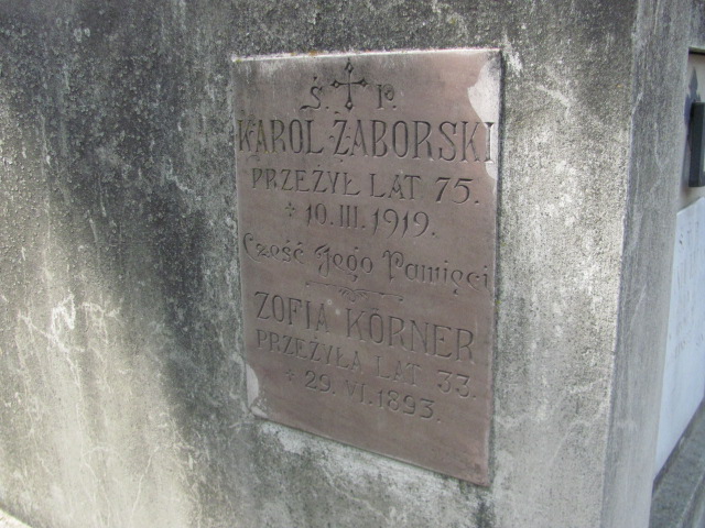 Marcela Zaborska 1864 Tarnów - Grobonet - Wyszukiwarka osób pochowanych