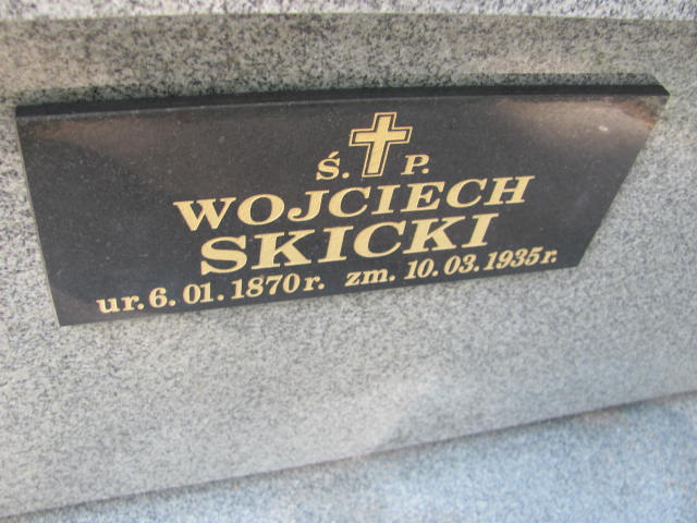 Wojciech Skicki 1870 Tarnów - Grobonet - Wyszukiwarka osób pochowanych