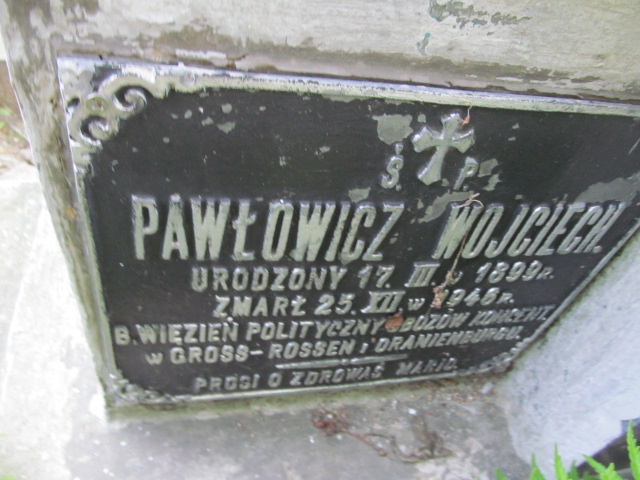 Wojciech Pawłowicz 1899 Tarnów - Grobonet - Wyszukiwarka osób pochowanych
