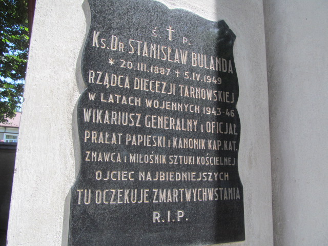 Stanisław Bulanda 1887 Tarnów - Grobonet - Wyszukiwarka osób pochowanych