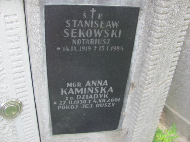 Mieczysław Kamiński 1926 Tarnów - Grobonet - Wyszukiwarka osób pochowanych