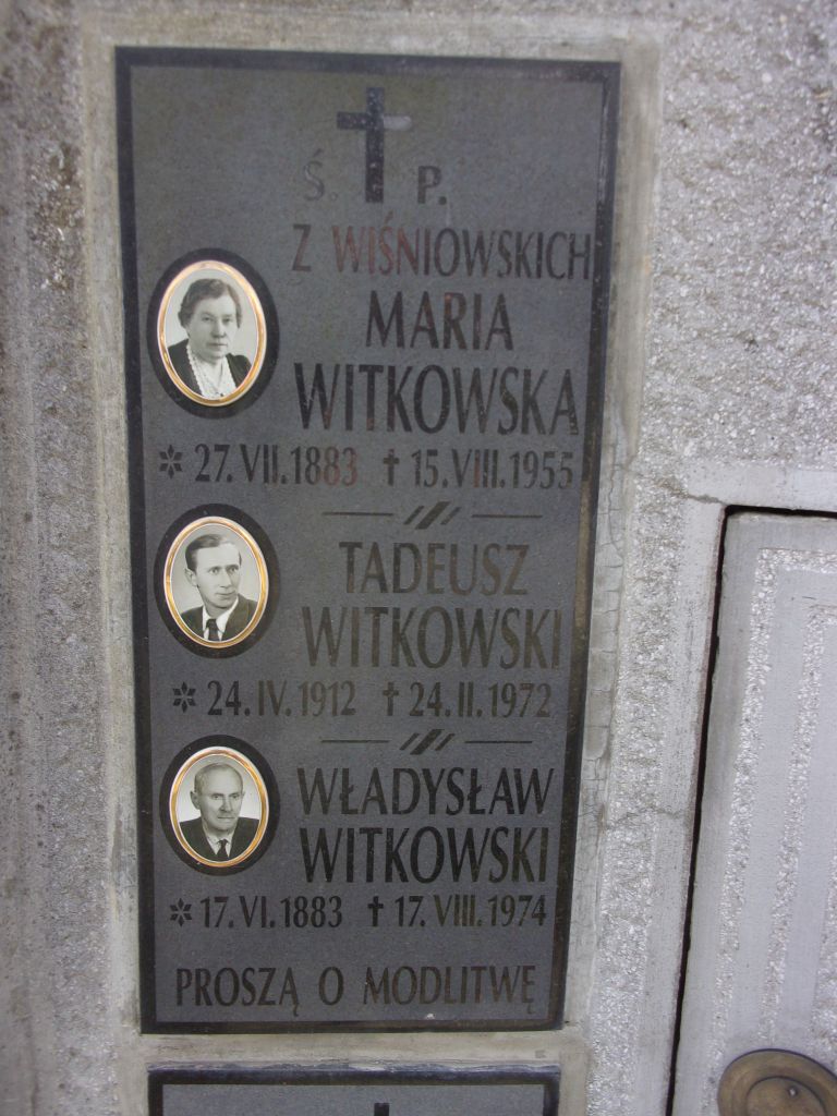 Kazimierz Witkowski 1927 Tarnów - Grobonet - Wyszukiwarka osób pochowanych