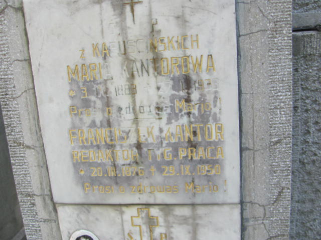 Stefania Kantor 1908 Tarnów - Grobonet - Wyszukiwarka osób pochowanych