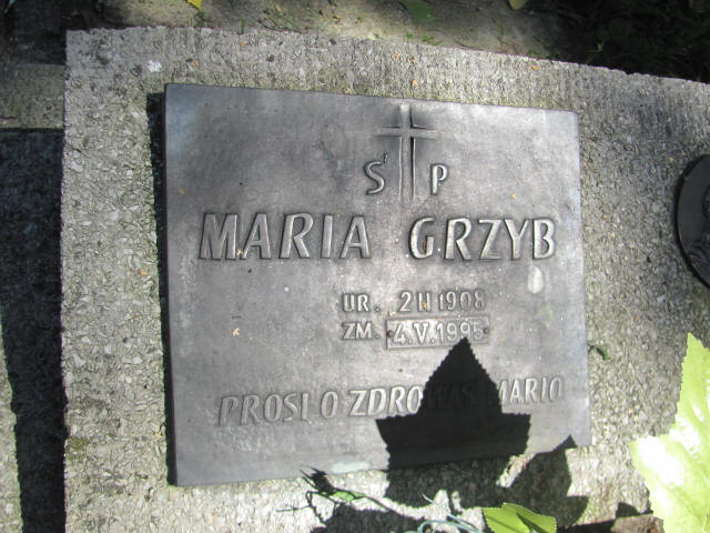 Maria Grzyb 1908 Tarnów - Grobonet - Wyszukiwarka osób pochowanych