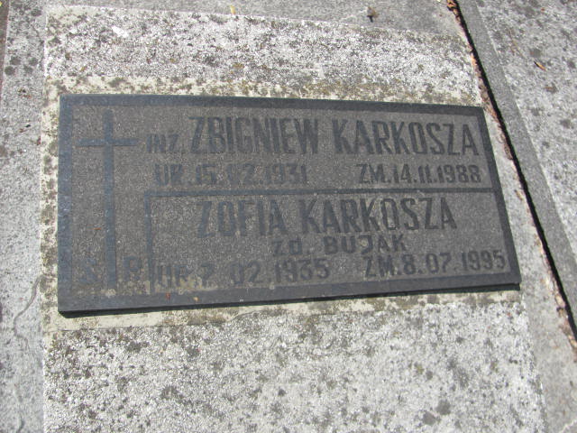 Zbigniew Karkosza 1931 Tarnów - Grobonet - Wyszukiwarka osób pochowanych