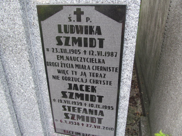 Ludwika Szmidt 1905 Tarnów - Grobonet - Wyszukiwarka osób pochowanych