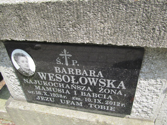 Anastazja Wesołowska Tarnów - Grobonet - Wyszukiwarka osób pochowanych