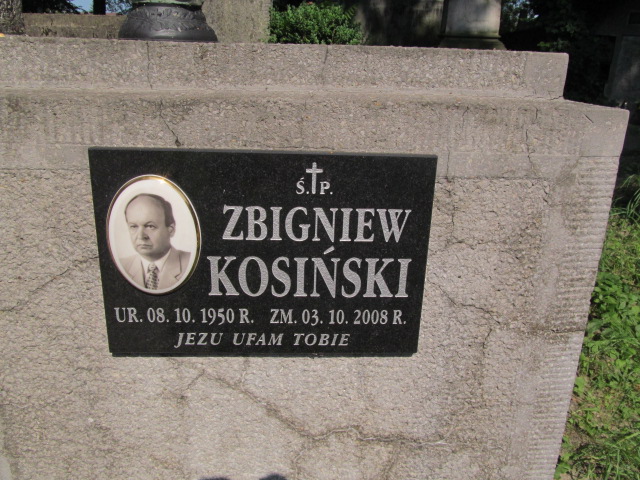 Zbigniew Kosiński 1950 Tarnów - Grobonet - Wyszukiwarka osób pochowanych