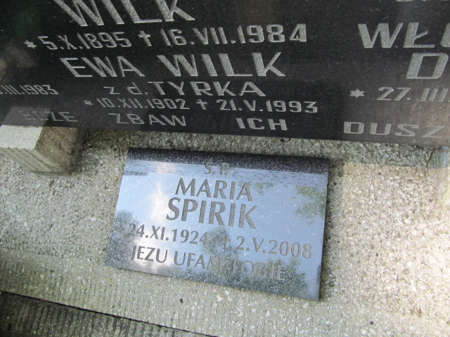 Ewa Wilk 1902 Tarnów - Grobonet - Wyszukiwarka osób pochowanych