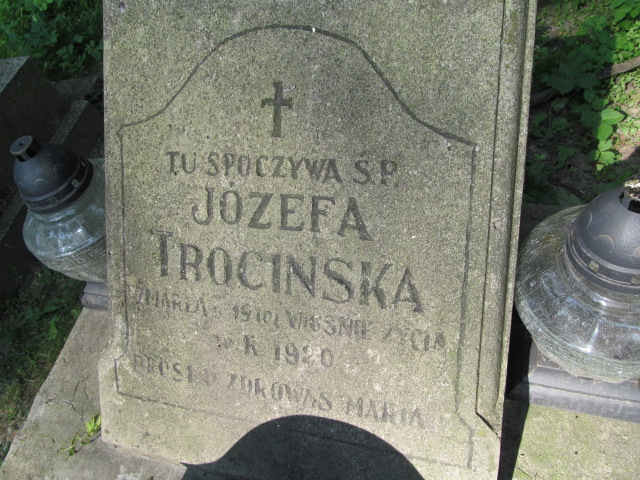 Józefa Trocińska Tarnów - Grobonet - Wyszukiwarka osób pochowanych