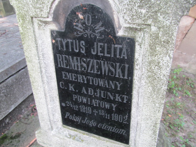 Tytus Jelita Remiszewski 1819 Tarnów - Grobonet - Wyszukiwarka osób pochowanych