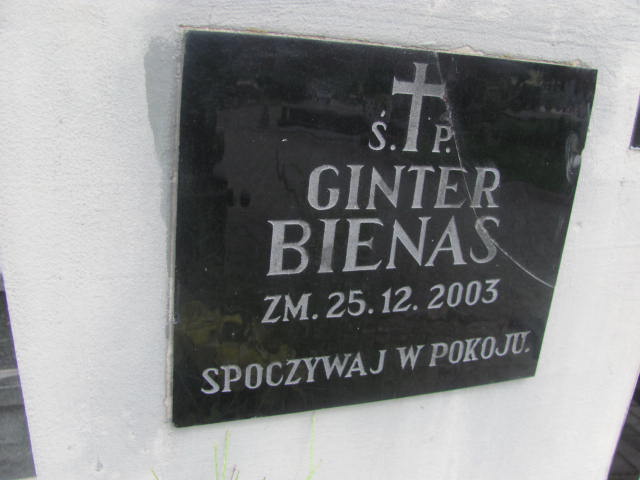 Ginter Bienas 1931 Tarnów - Grobonet - Wyszukiwarka osób pochowanych