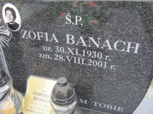 Zofia Banach 1930 Tarnów - Grobonet - Wyszukiwarka osób pochowanych