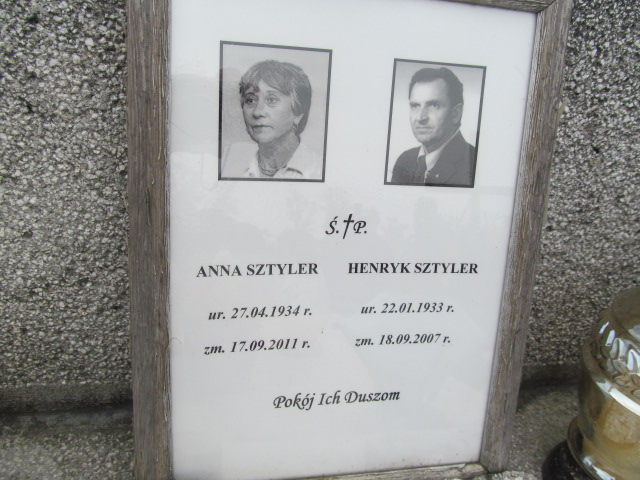 Anna Sztyler 1934 Tarnów - Grobonet - Wyszukiwarka osób pochowanych