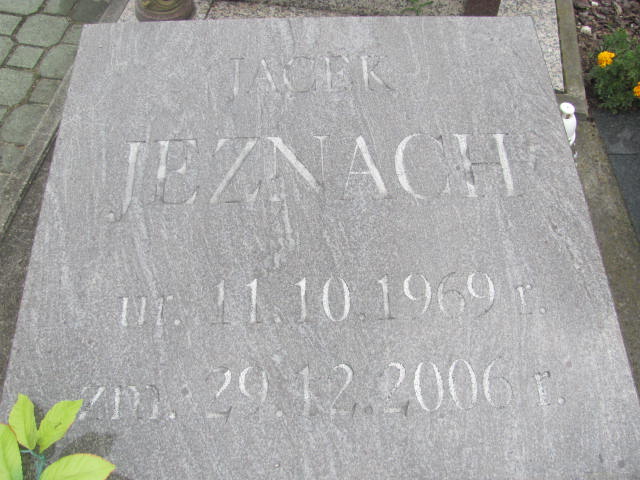 Jacek Jeznach 1969 Tarnów - Grobonet - Wyszukiwarka osób pochowanych