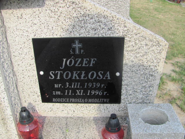 Józef Stokłosa 1939 Tarnów - Grobonet - Wyszukiwarka osób pochowanych