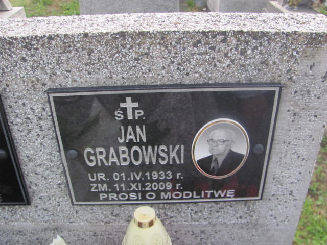 Jan Grabowski 1933 Tarnów - Grobonet - Wyszukiwarka osób pochowanych