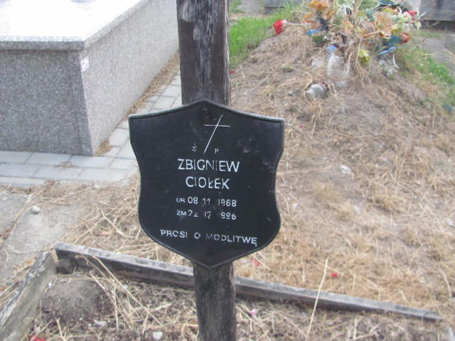 Zbigniew Ciołek 1968 Tarnów - Grobonet - Wyszukiwarka osób pochowanych