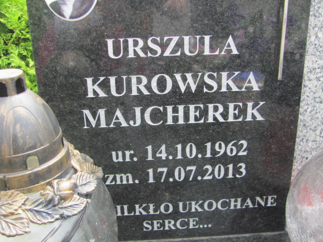 Urszula Kurowska-Majcherek 1962 Tarnów - Grobonet - Wyszukiwarka osób pochowanych