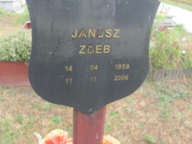 Janusz Zdeb 1958 Tarnów - Grobonet - Wyszukiwarka osób pochowanych