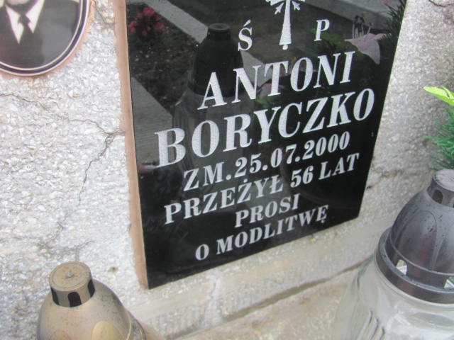 Krzysztof Boryczko 1970 Tarnów - Grobonet - Wyszukiwarka osób pochowanych