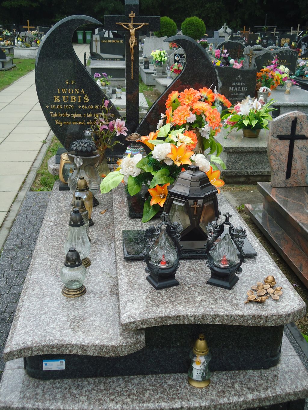 Iwona Kubiś 1979 Tarnów - Grobonet - Wyszukiwarka osób pochowanych