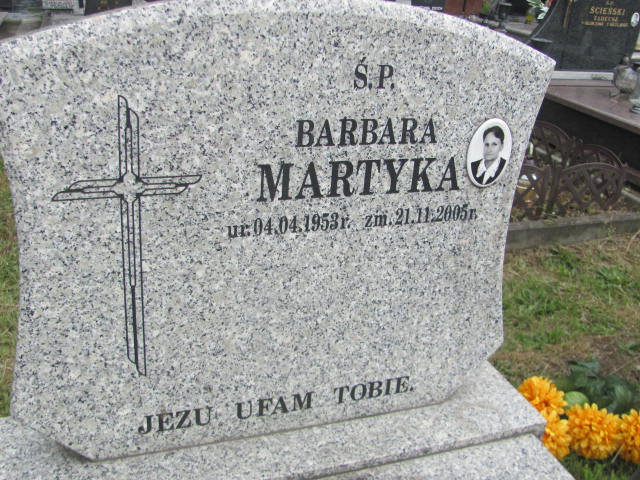 Barbara Martyka  1953 Tarnów - Grobonet - Wyszukiwarka osób pochowanych