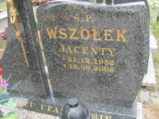 Jacenty Wszołek 1952 Tarnów - Grobonet - Wyszukiwarka osób pochowanych