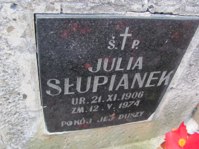 Julia Słupianek 1906 Tarnów - Grobonet - Wyszukiwarka osób pochowanych