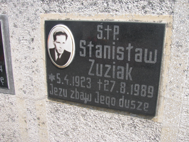 Stanisław Zuziak 1923 Tarnów - Grobonet - Wyszukiwarka osób pochowanych