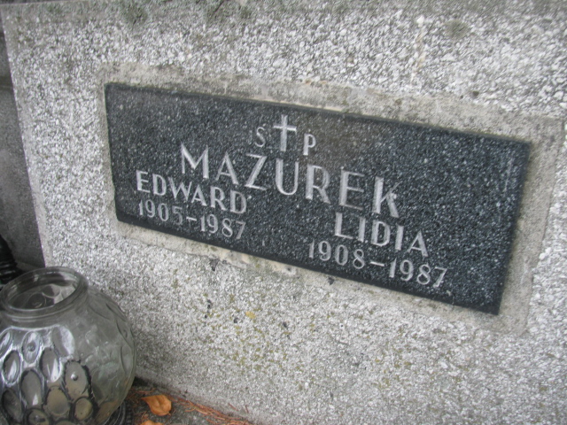 Edward Mazurek 1904 Tarnów - Grobonet - Wyszukiwarka osób pochowanych