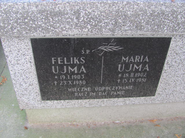 Feliks Ujma 1903 Tarnów - Grobonet - Wyszukiwarka osób pochowanych