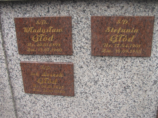 Leszek (Lesław) Głód 1925 Tarnów - Grobonet - Wyszukiwarka osób pochowanych