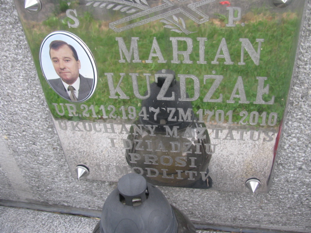 Marian Kużdżał 1947 Tarnów - Grobonet - Wyszukiwarka osób pochowanych