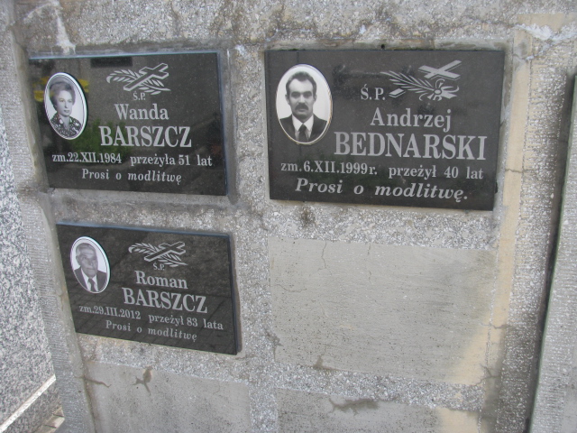 Wanda Barszcz Tarnów - Grobonet - Wyszukiwarka osób pochowanych
