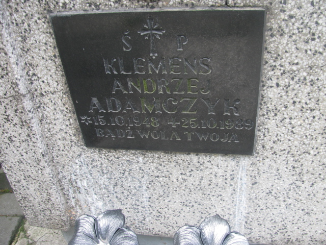 Józef Adamczyk 1955 Tarnów - Grobonet - Wyszukiwarka osób pochowanych