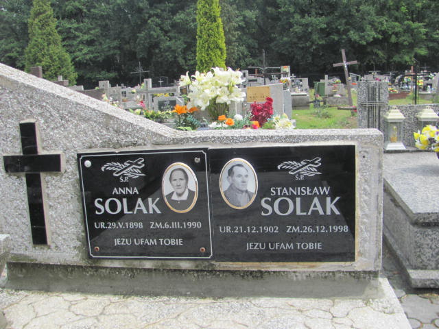 Stanisław Solak 1902 Tarnów - Grobonet - Wyszukiwarka osób pochowanych