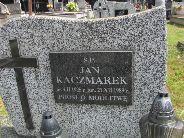 Jan Kaczmarek 1925 Tarnów - Grobonet - Wyszukiwarka osób pochowanych