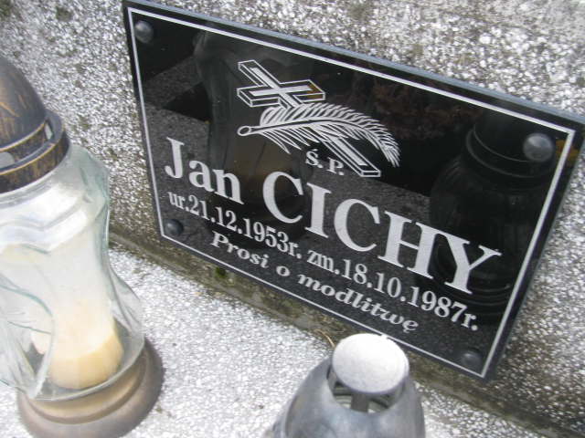 Jan Cichy 1953 Tarnów - Grobonet - Wyszukiwarka osób pochowanych