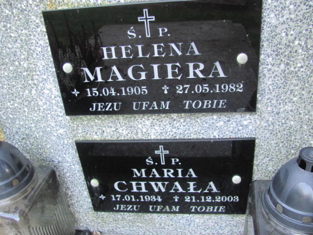 Maria Chwała 1934 Tarnów - Grobonet - Wyszukiwarka osób pochowanych