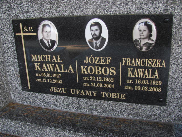 Józef Kobos 1952 Tarnów - Grobonet - Wyszukiwarka osób pochowanych