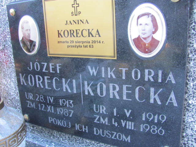 Józef Korecki 1913 Tarnów - Grobonet - Wyszukiwarka osób pochowanych