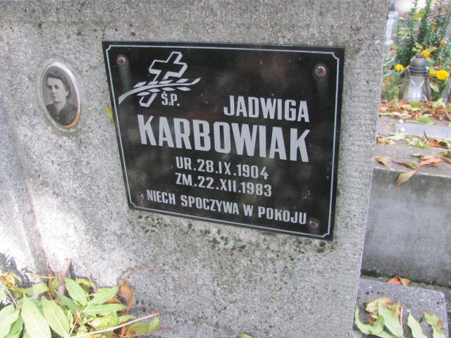 Jadwiga Karbowiak 1904 Tarnów - Grobonet - Wyszukiwarka osób pochowanych