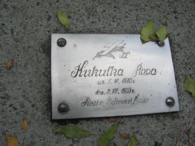 Anna Kukułka 1910 Tarnów - Grobonet - Wyszukiwarka osób pochowanych